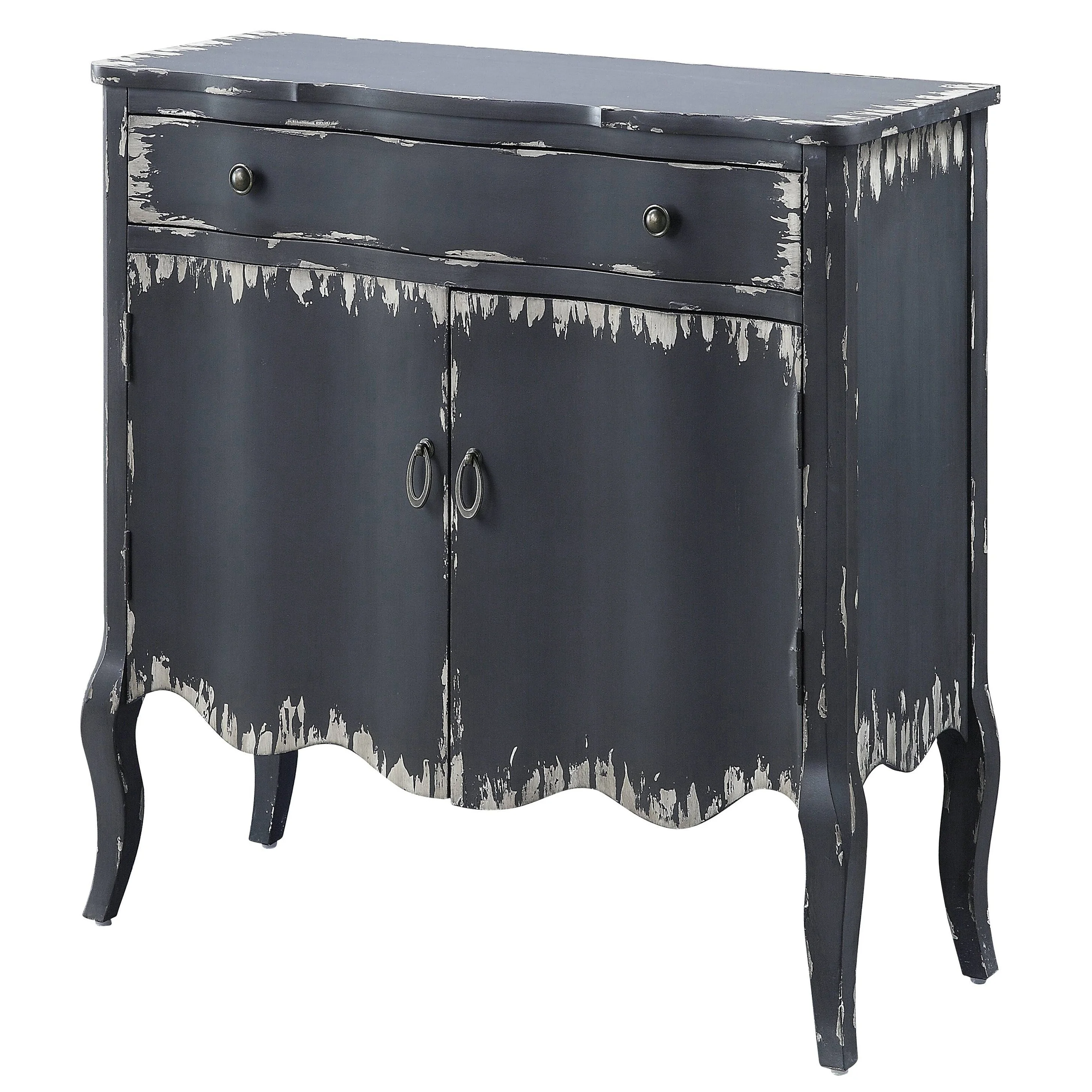 Lancaster Antique Grey 2-door Console Table