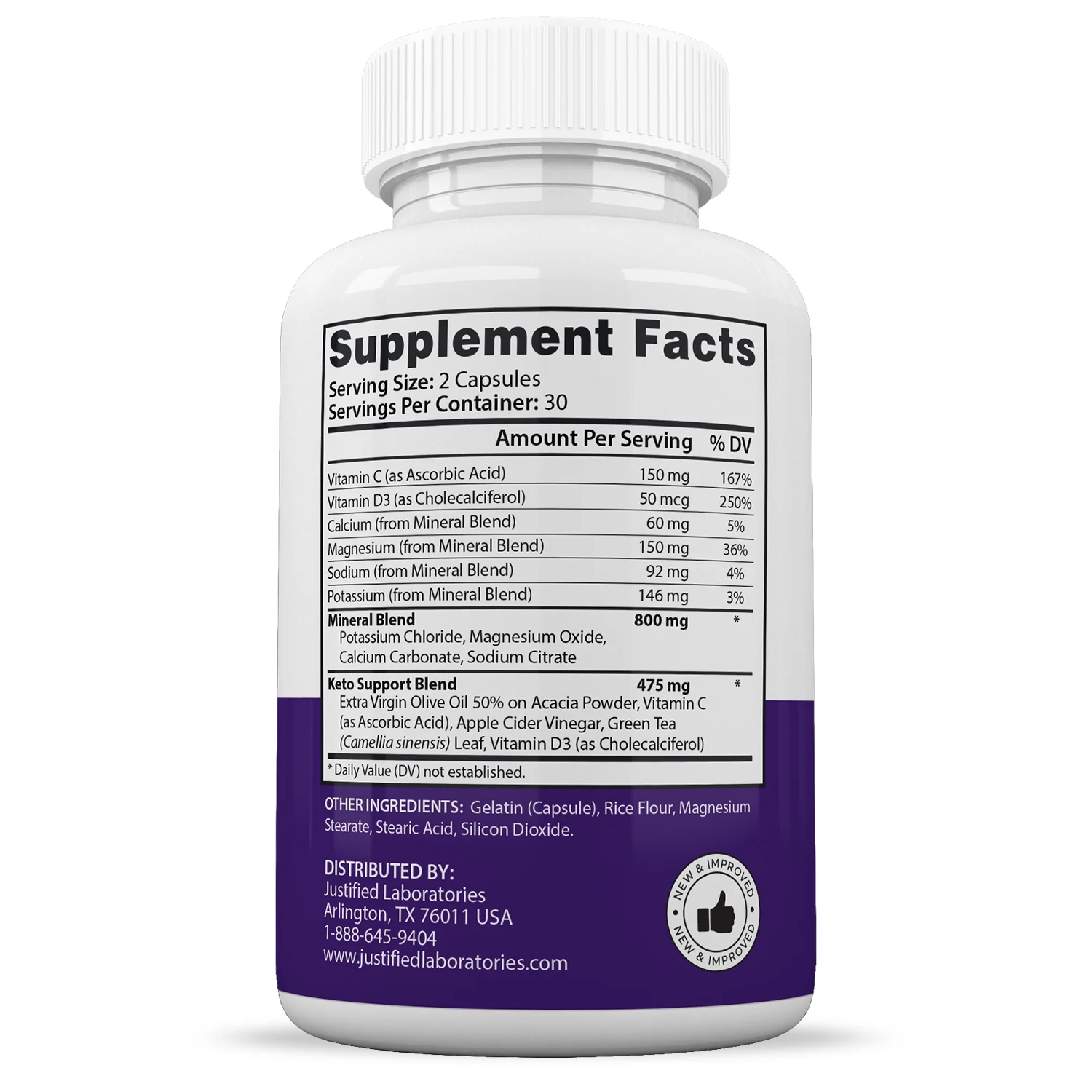 (2 Pack) Trim Life Labs Keto ACV Pills 1275mg Alternative to Gummies Dietary Supplement 120 Capsules