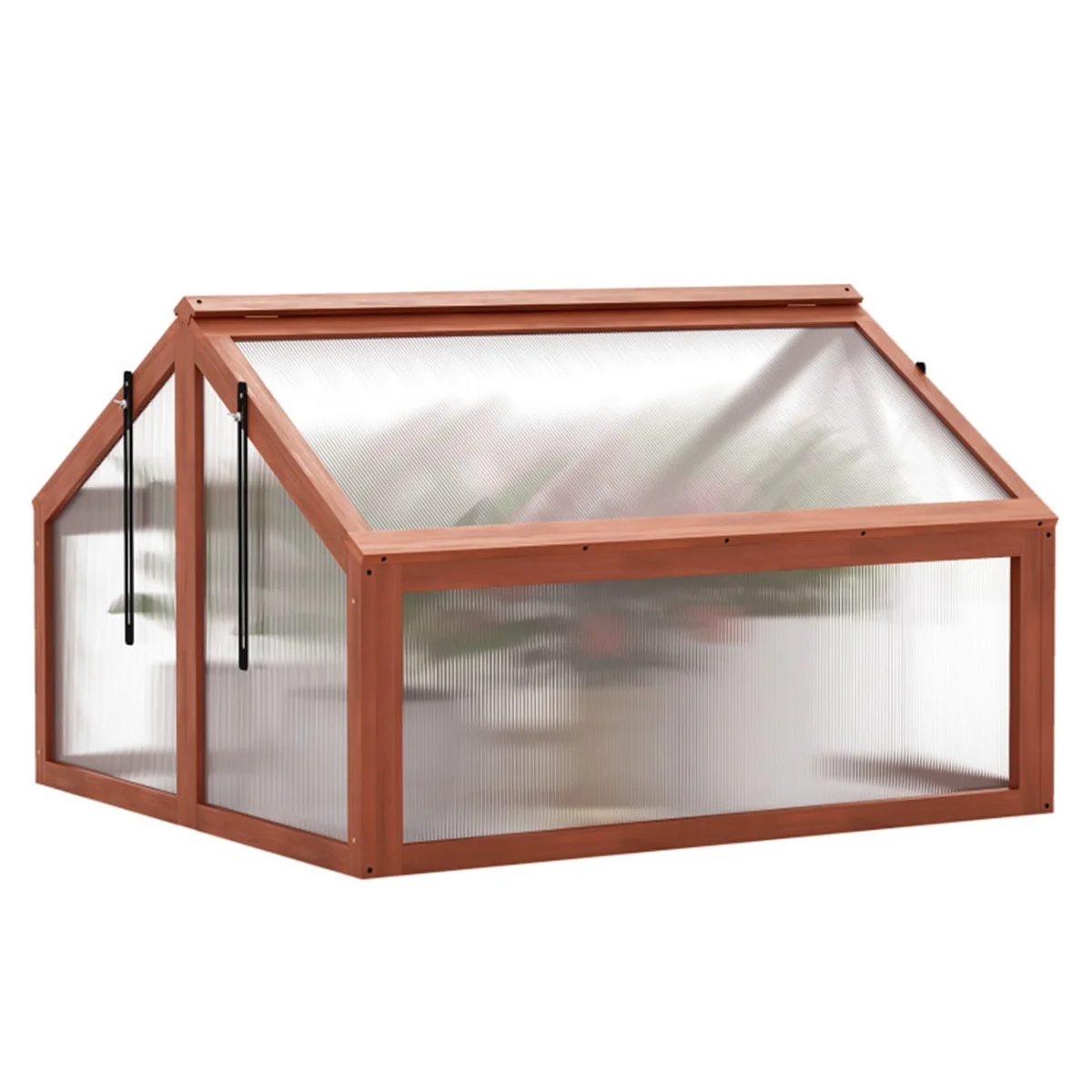 Outsunny Box Garden Wooden Greenhouse 35.5