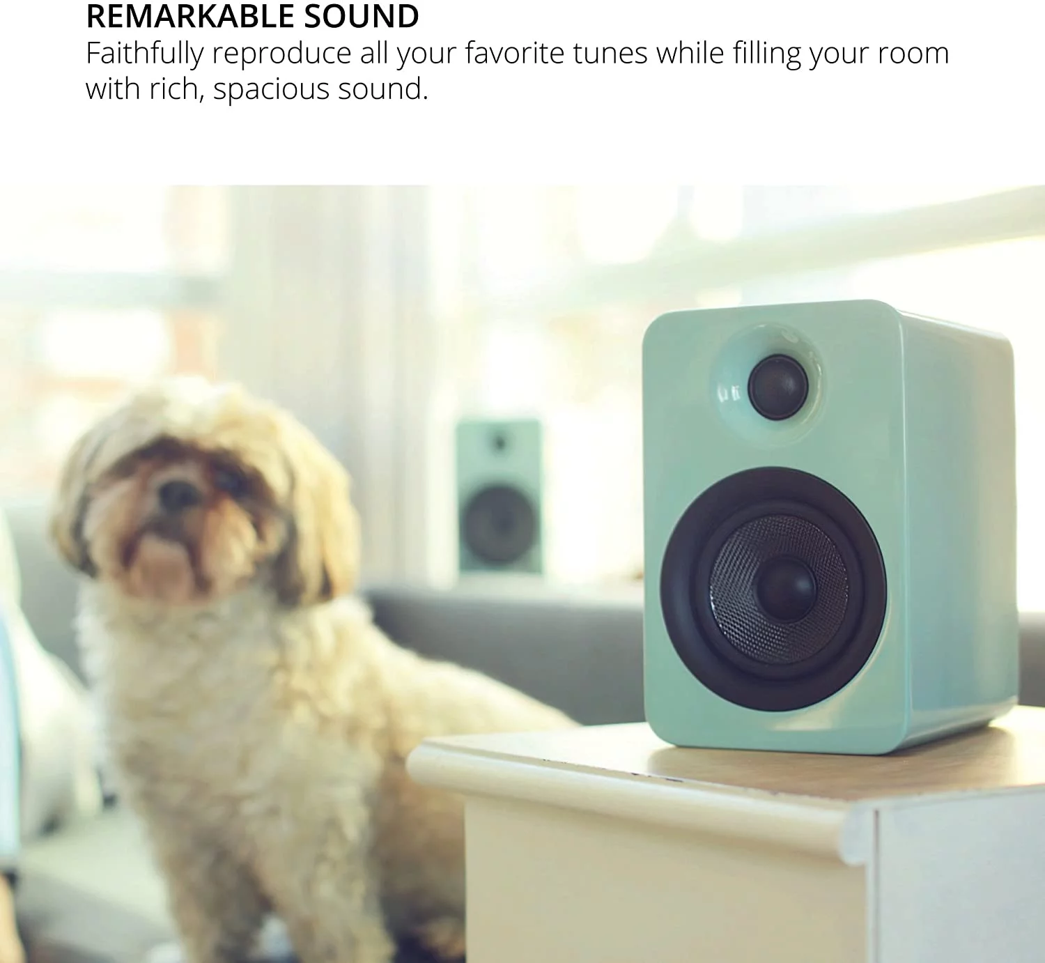 Kanto YU4WALNUT 140W Speakers - Walnut (Pair) with Kanto SP26PL 26