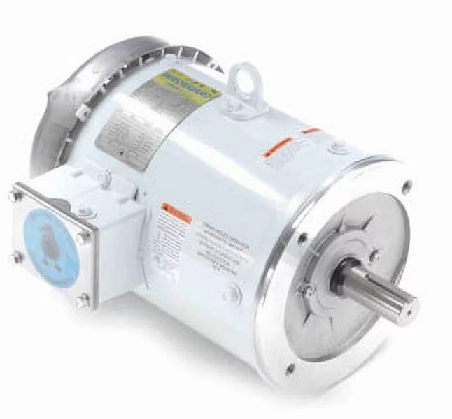 3 hp 1800 RPM 182TC Frame TEFC (no base) C-Face 208-230/460V Wash Down Duty Leeson Electric Motor # 132439