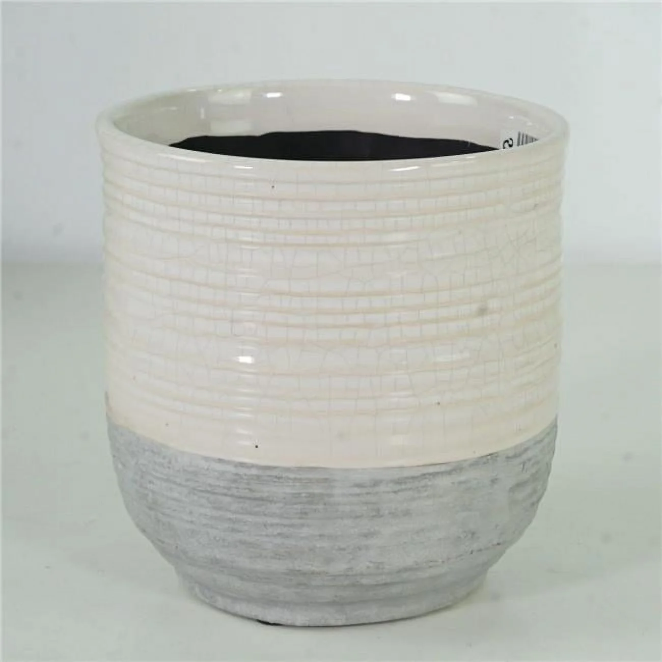 AI-CE10-236-Q02 Antique White & Gray Planter - Set of 2