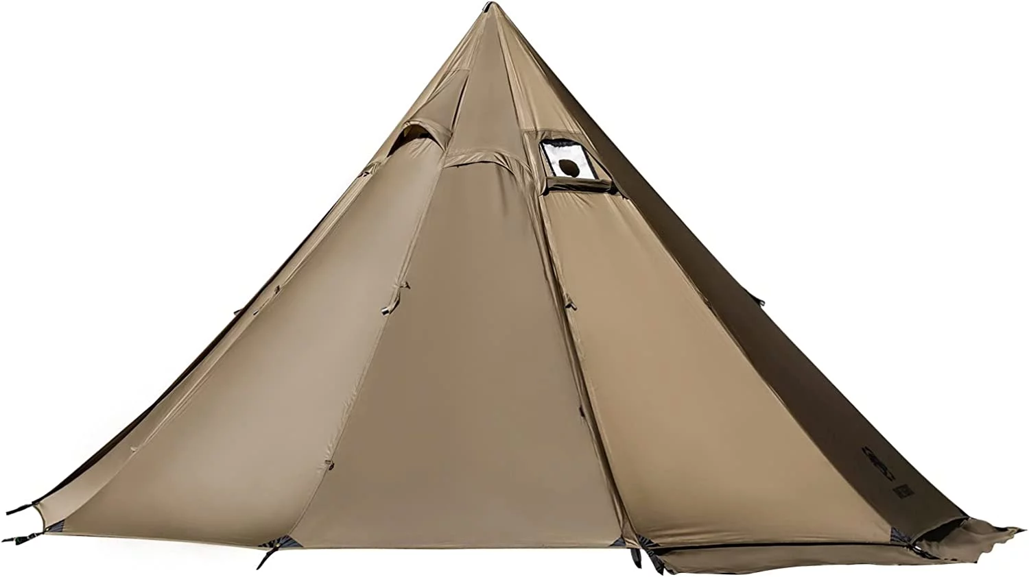 HYUN Northgaze 2~4 Person Lightweight Hot Tent with Stove Jack,5.3lb, 4 Season Waterproof Lightweight Wind-Resistant for Camping Backpacking Hiking Hunting Fishing (Coyote Brown)