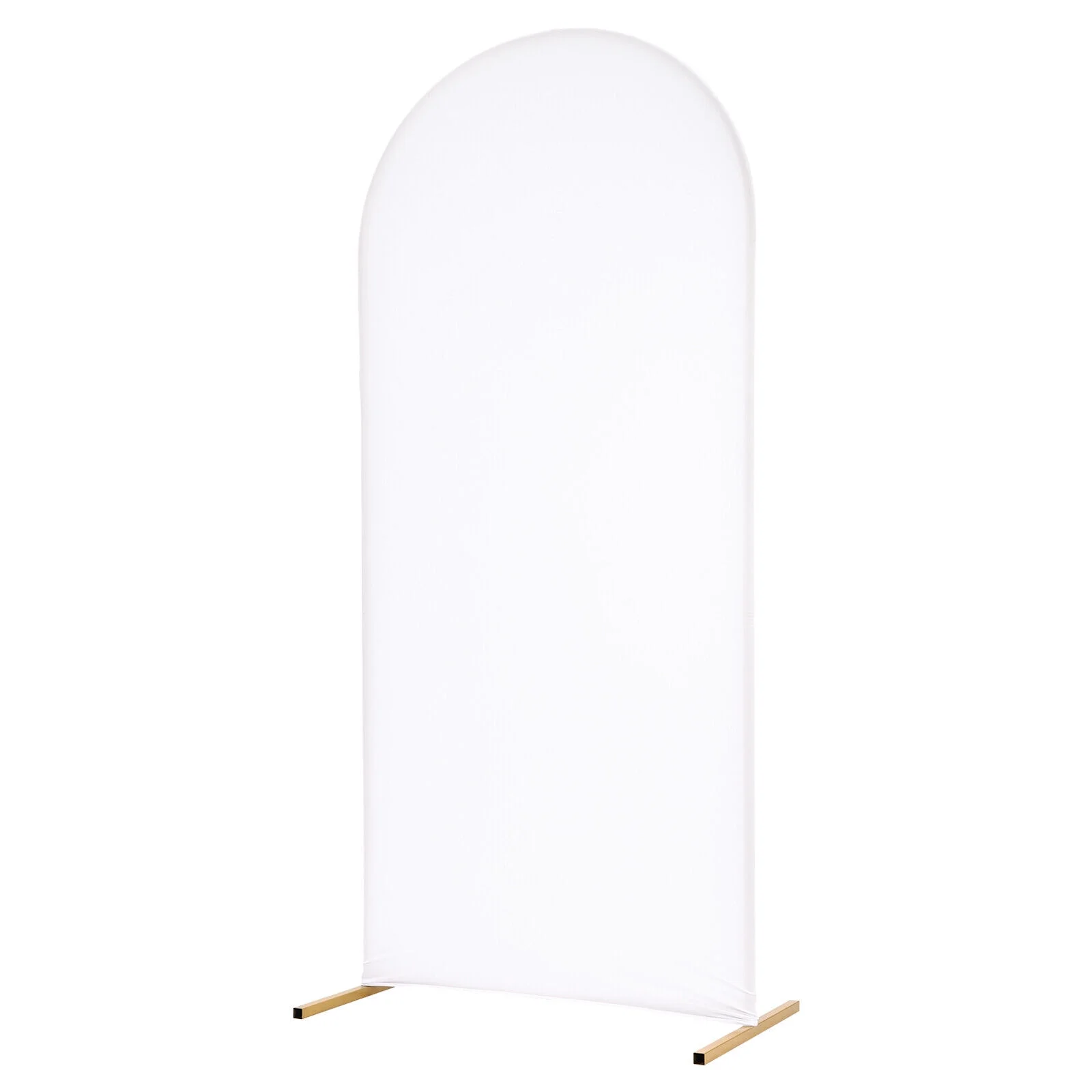 Wedding Arch Backdrop Stand 6ft Gold White Metal Arch Backdrop Stand 180*80 cm