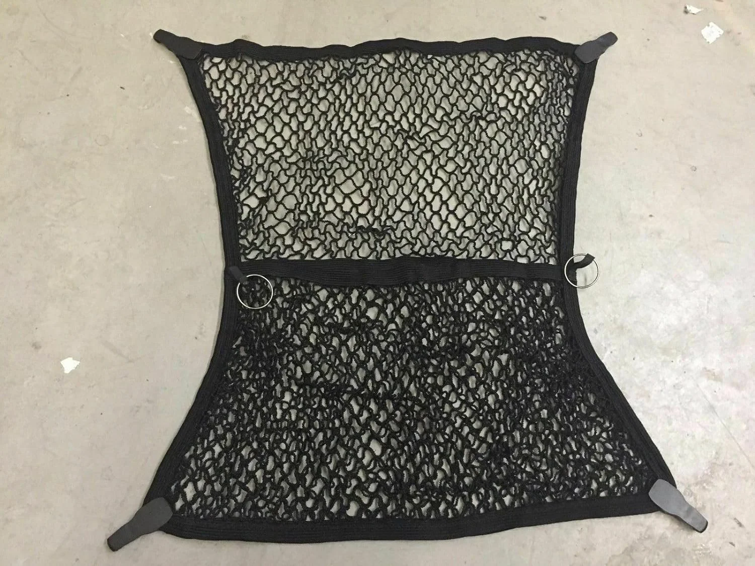 EACCESSORIES EA Trunk Organizer Cargo Net for Volkswagen Tiguan 2009-2017 – Floor Style Cargo Net for SUV – Premium Mesh Elastic Car Trunk Organizer Vehicle Carrier Storage – Compatible with Tiguan