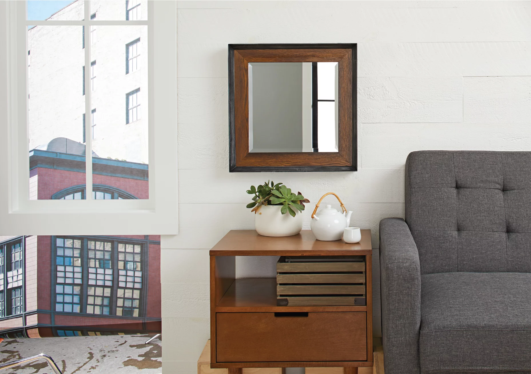 Better Homes & Gardens 20x20 2 Tone Mirror