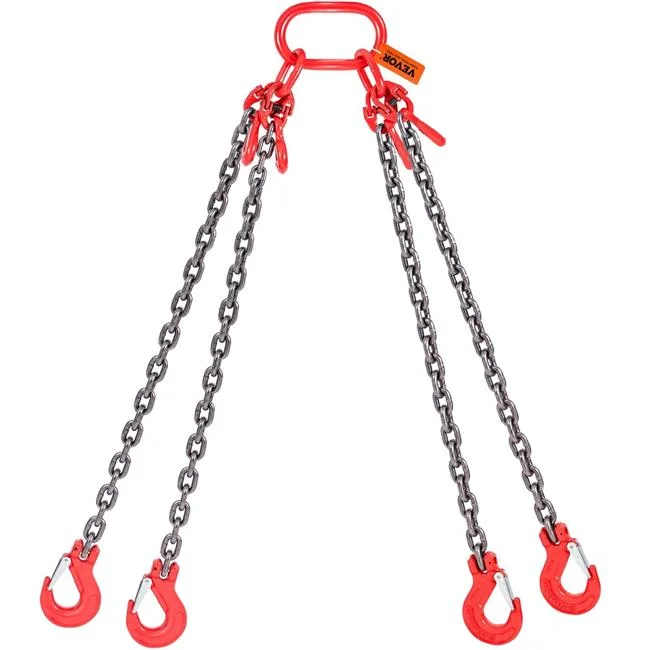 Vevor  0.312 in. x 5 ft. G80 Lifting Chain with Grab Hooks