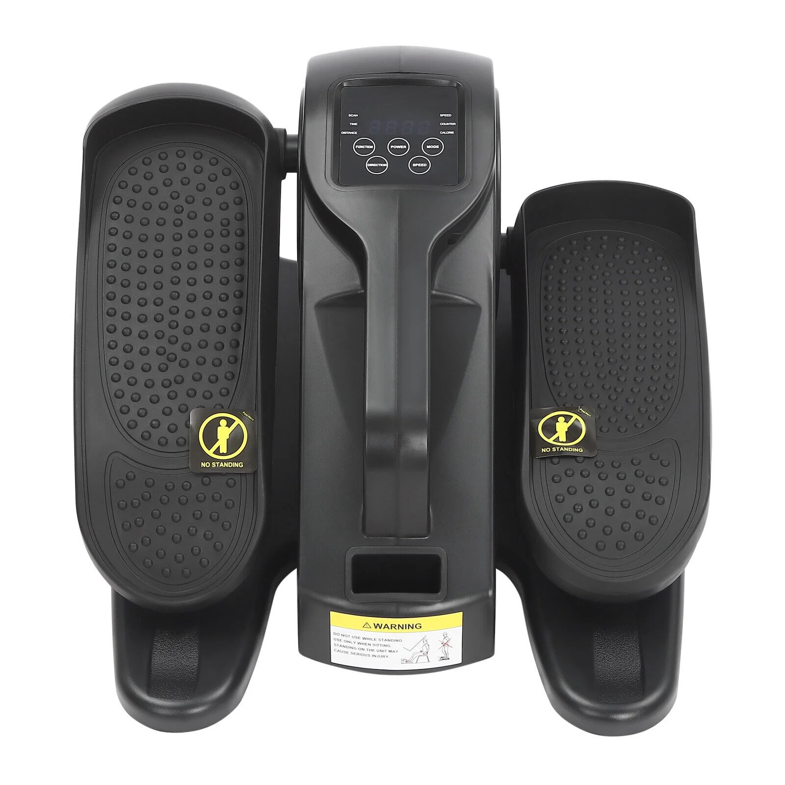 Fichiouy Compact Under Desk Elliptical Electric Seated Pedal Leg Exerciser Quiet Non-Slip with Adjustable Direction and Speed