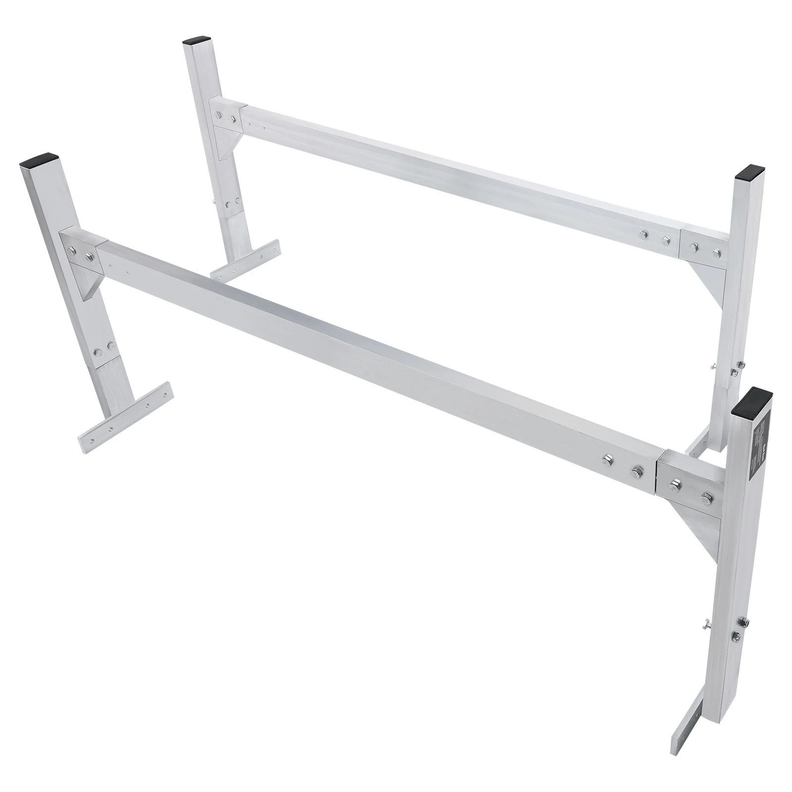 SKYSHALO 2 Bars Van Roof Ladder Rack 400 lbs Adjustable 51.2