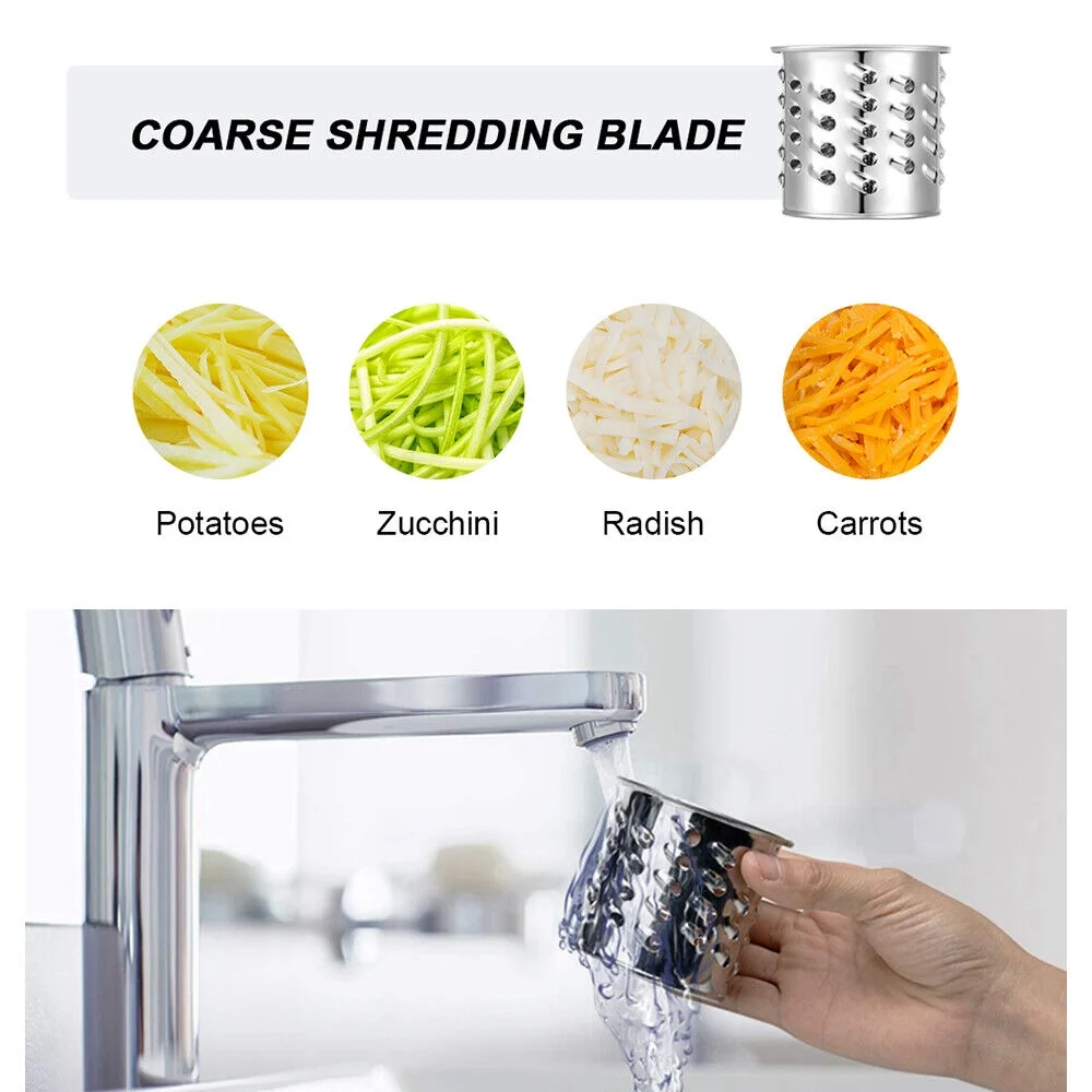 JahyShow 3-in-1 KitchenAid Stand Mixer Attachment - Fresh Prep Slicer/Shredder Kit