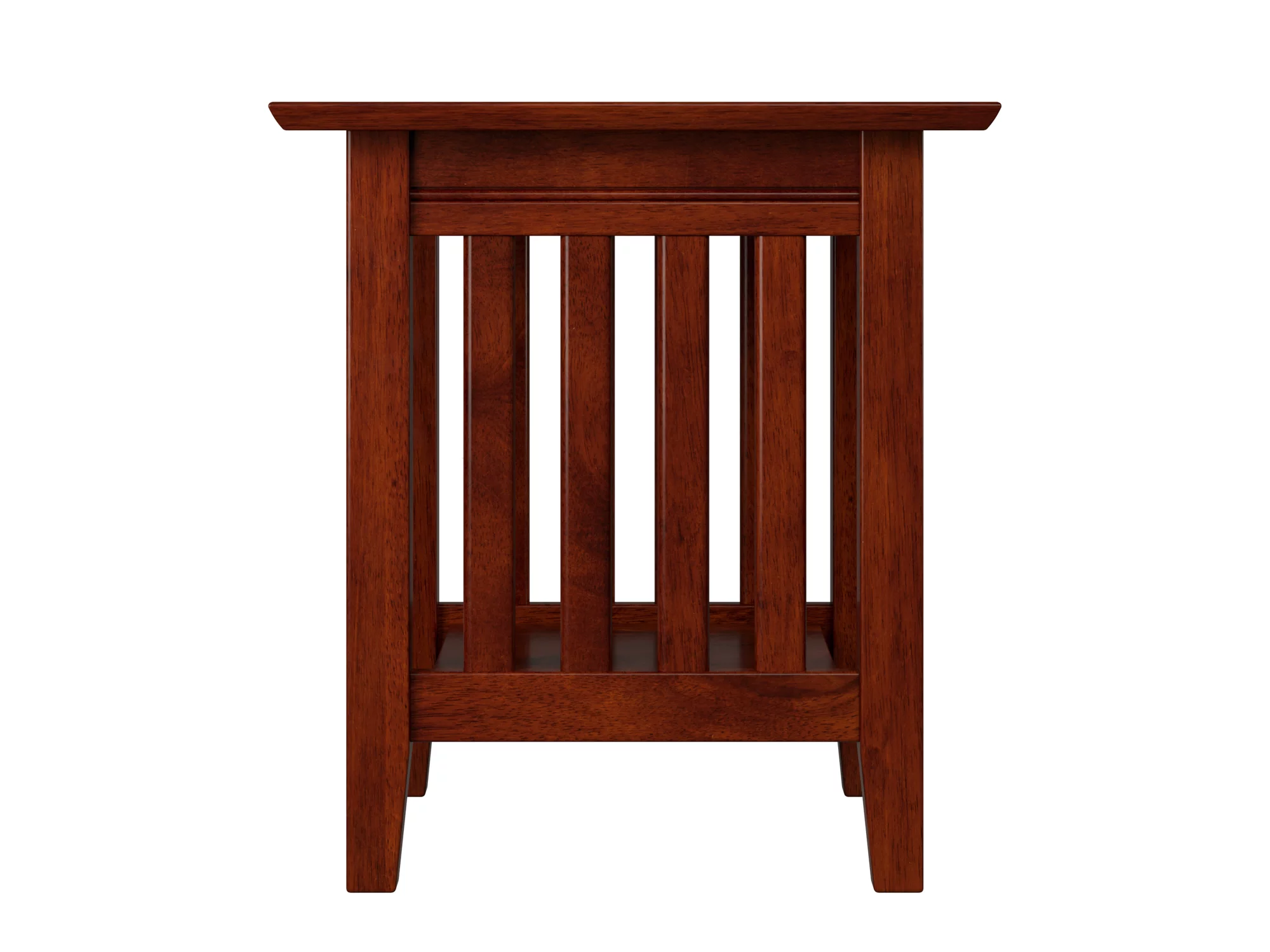 Mission End Table in Walnut or Caramel