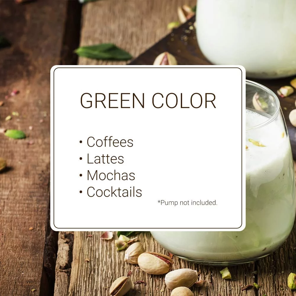 Monin 750 ml Glass Bottle Pistachio