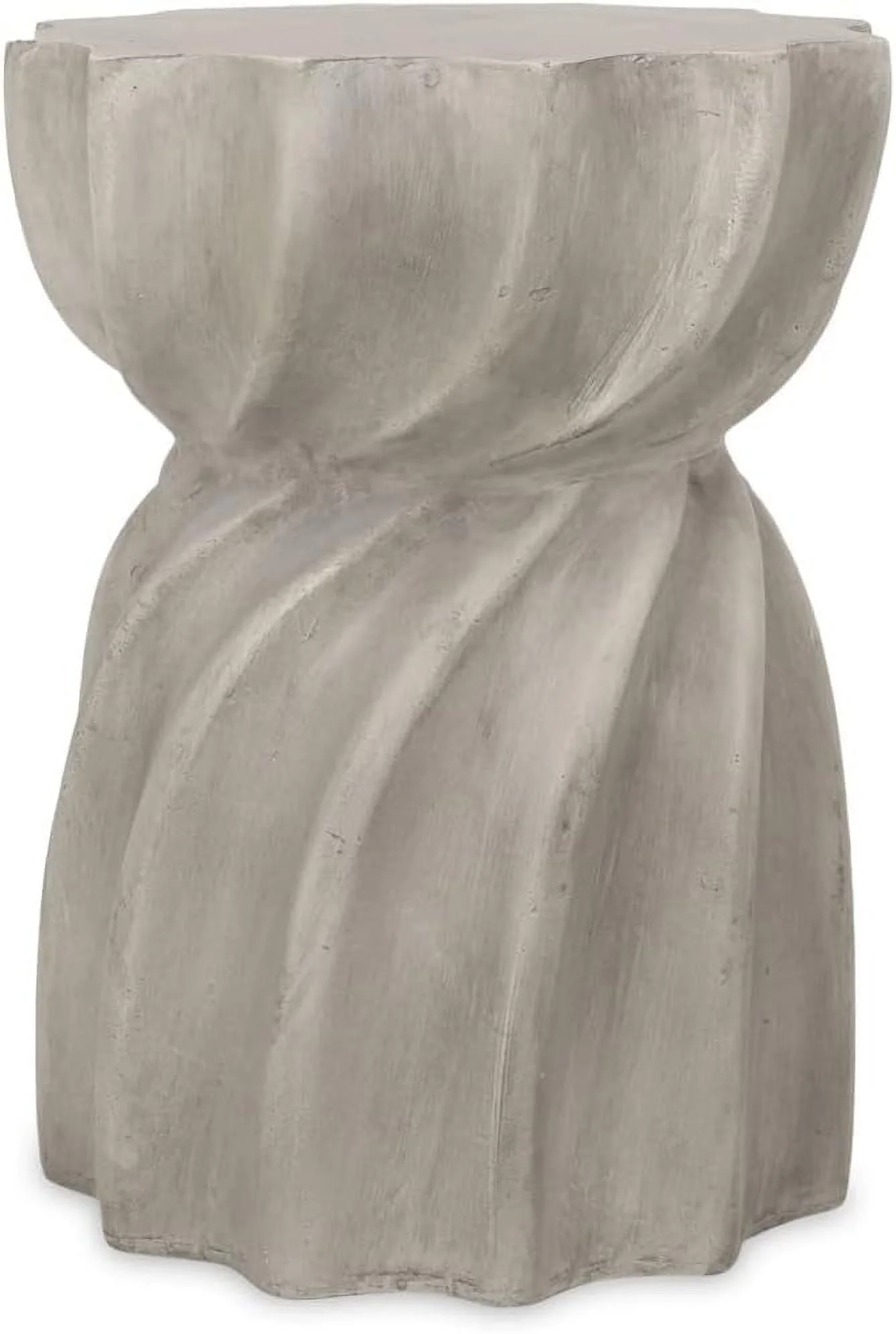 Christopher Knight Home Robin Outdoor Contemporary Lightweight Accent Side Table, Concrete Finish