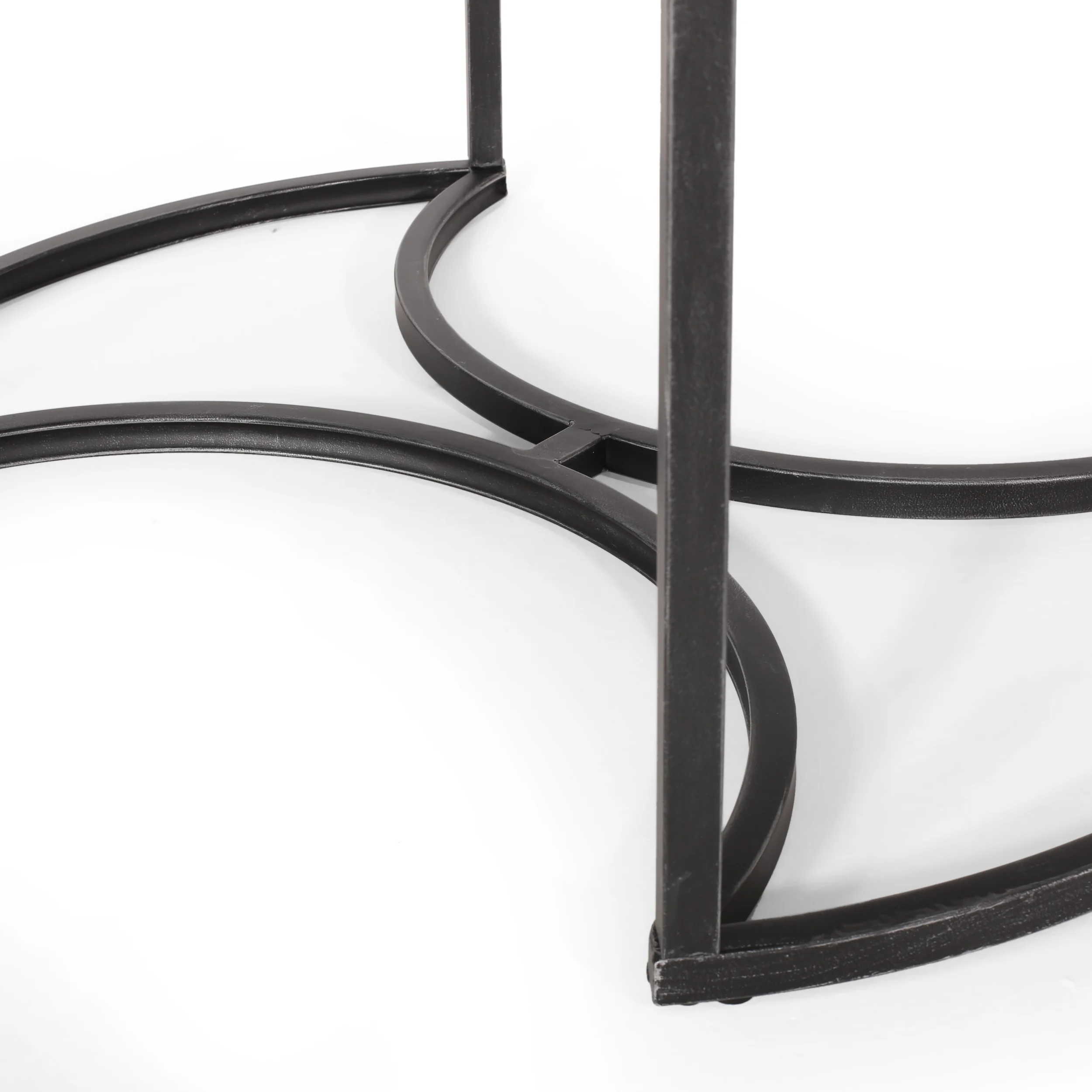 Noble House Gunnar Modern Industrial Coffee Table Set, Gray, Pewter