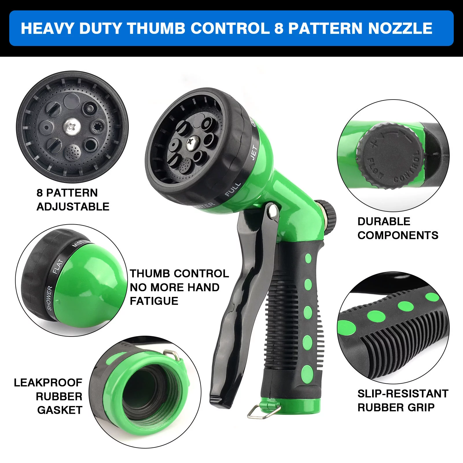 Kalgaden 2022 Upgraded Version Garden Hose Expandable 50-150ft Expandable Hose, Leakproof Lightweight Expanding Garden Water Hose 3-Layers Latex,Best Choice for Watering and Washing