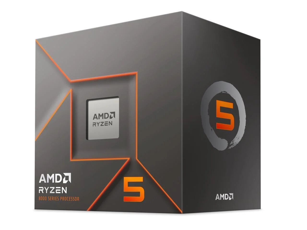AMD Ryzen 5 8400F Processor, Silver, Silver
