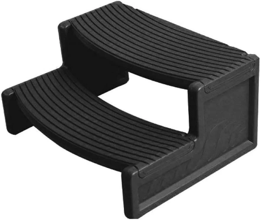 Resin Multi Purpose Spa and Hot Tub Handi-Step Steps, Black