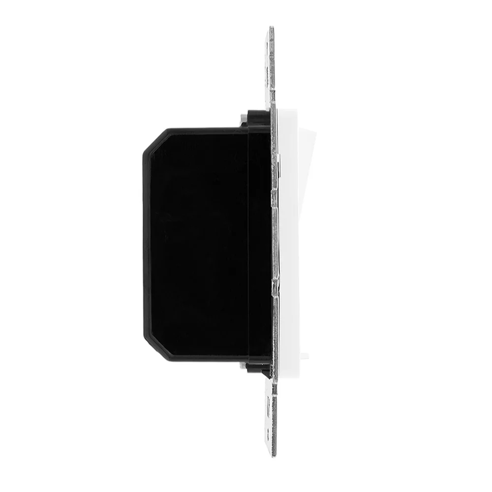 Maxxima 3-Way/Single Pole Decorative LED Slide Dimmer Rocker Switch, Wall Plate Included (Pack of 2)