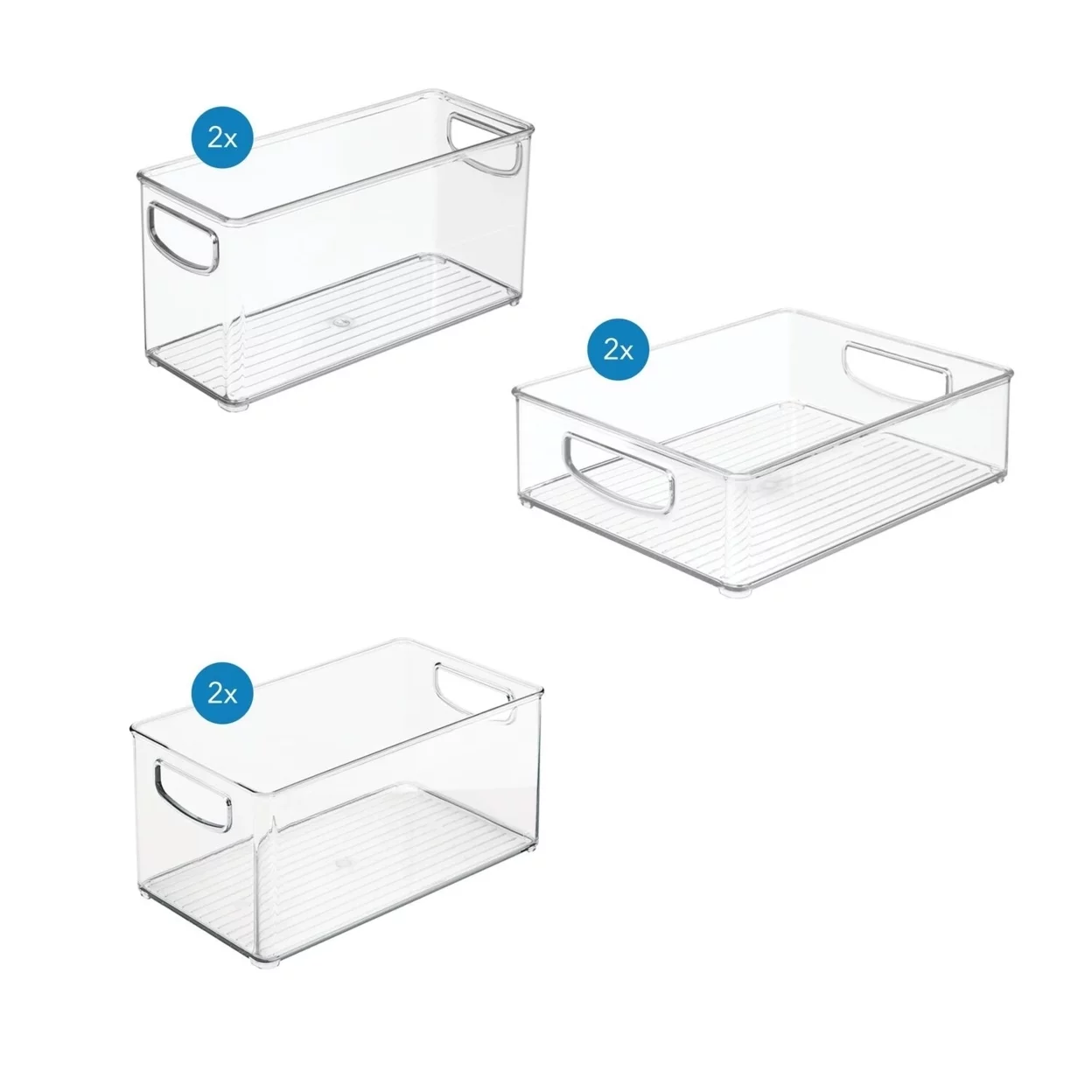 iDesign 6-Piece Recycled Kitchen Organization and Storage Set