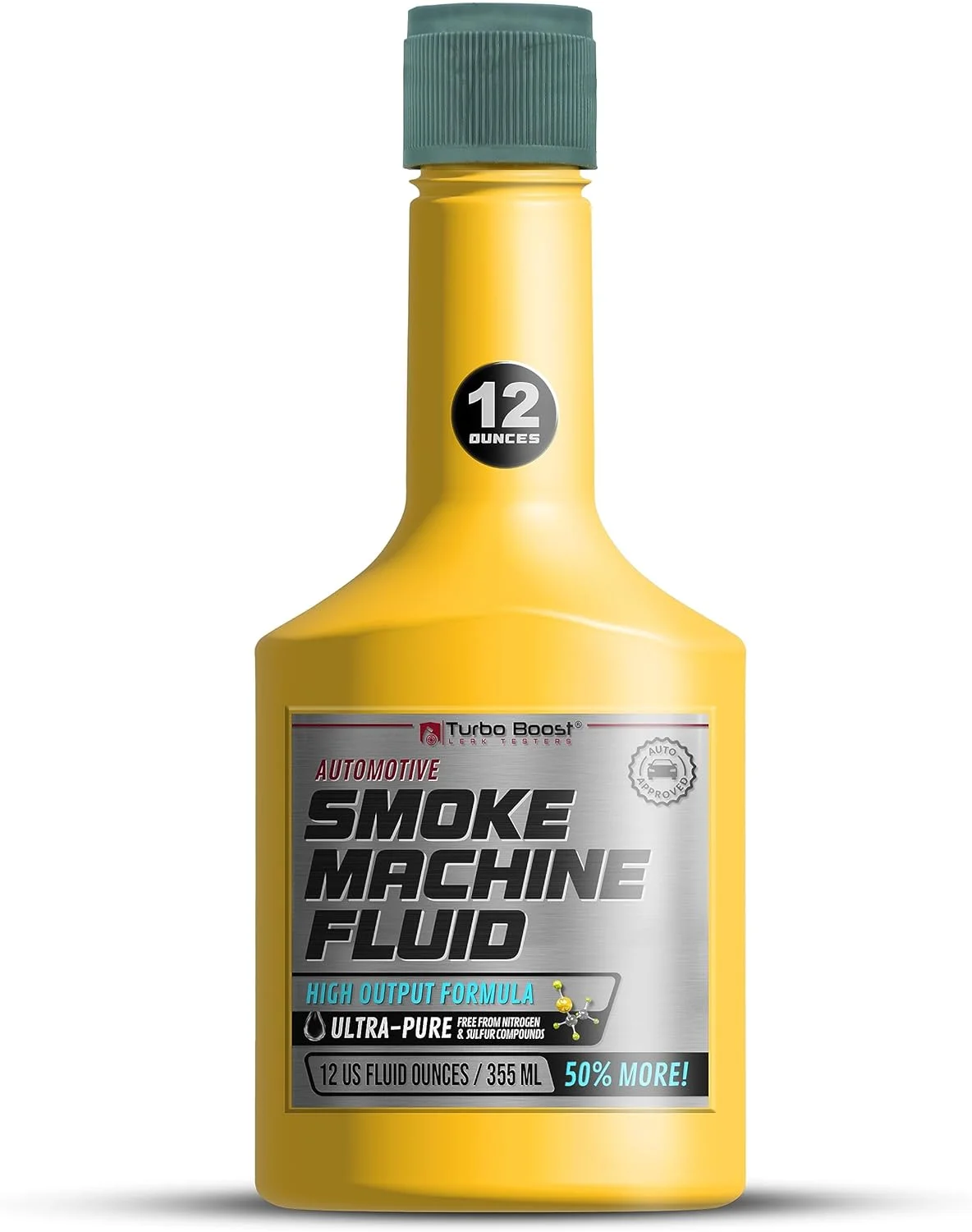 12 OZ Value Size Fluid - Premium Refill Solution for Automotive Smoke Machine Leak Detectors - for EVAP Diagnostics, Engine/Intake/Exhaust - Made in The USA! Clean Pure and Thick Smoke