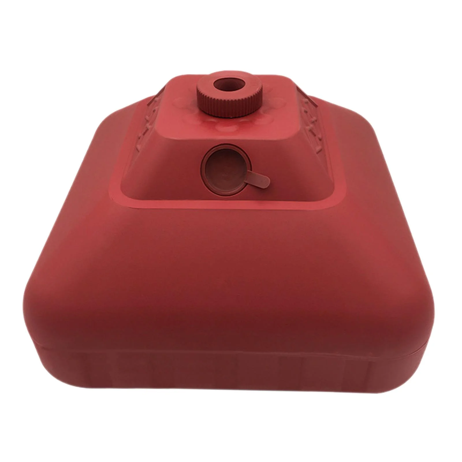 figatia Water Fillable Umbrella Base Parasol Holder, Square Patio Umbrella Holder Outdoor Umbrella Stand for Yard Lawn Beach Poolside Red