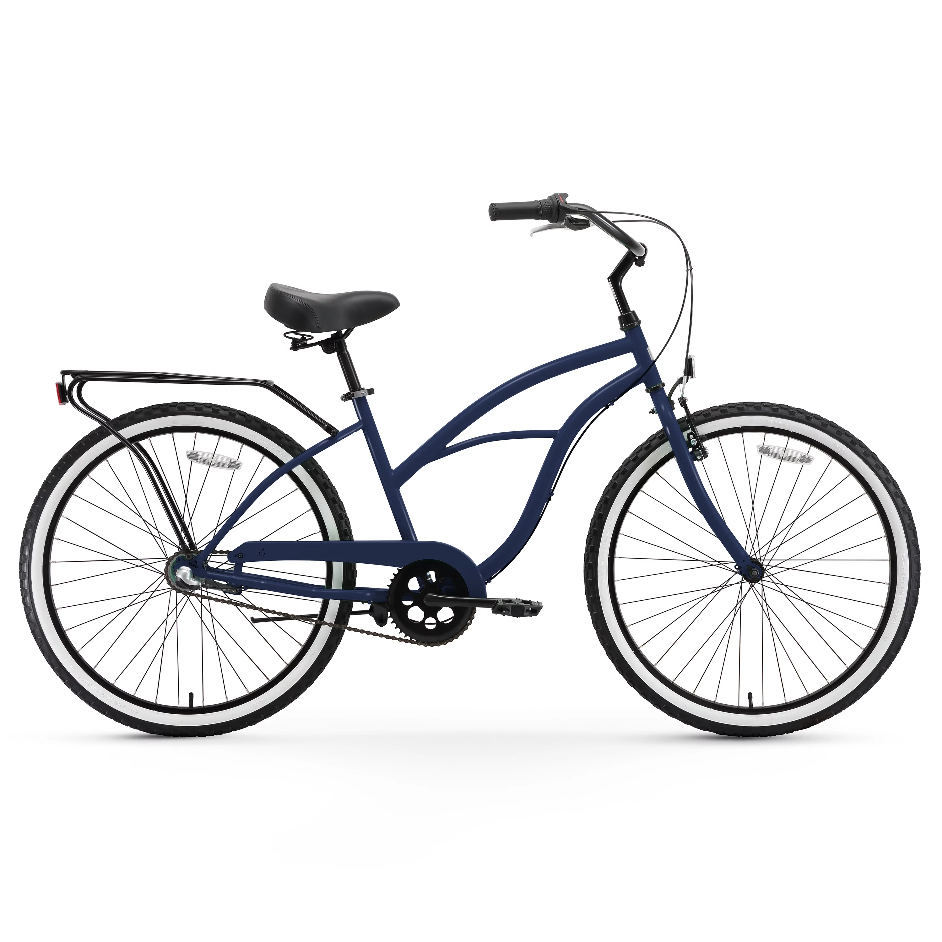 sixthreezero Around The Block Women's 3-Speed Beach Cruiser Bicycle, 26