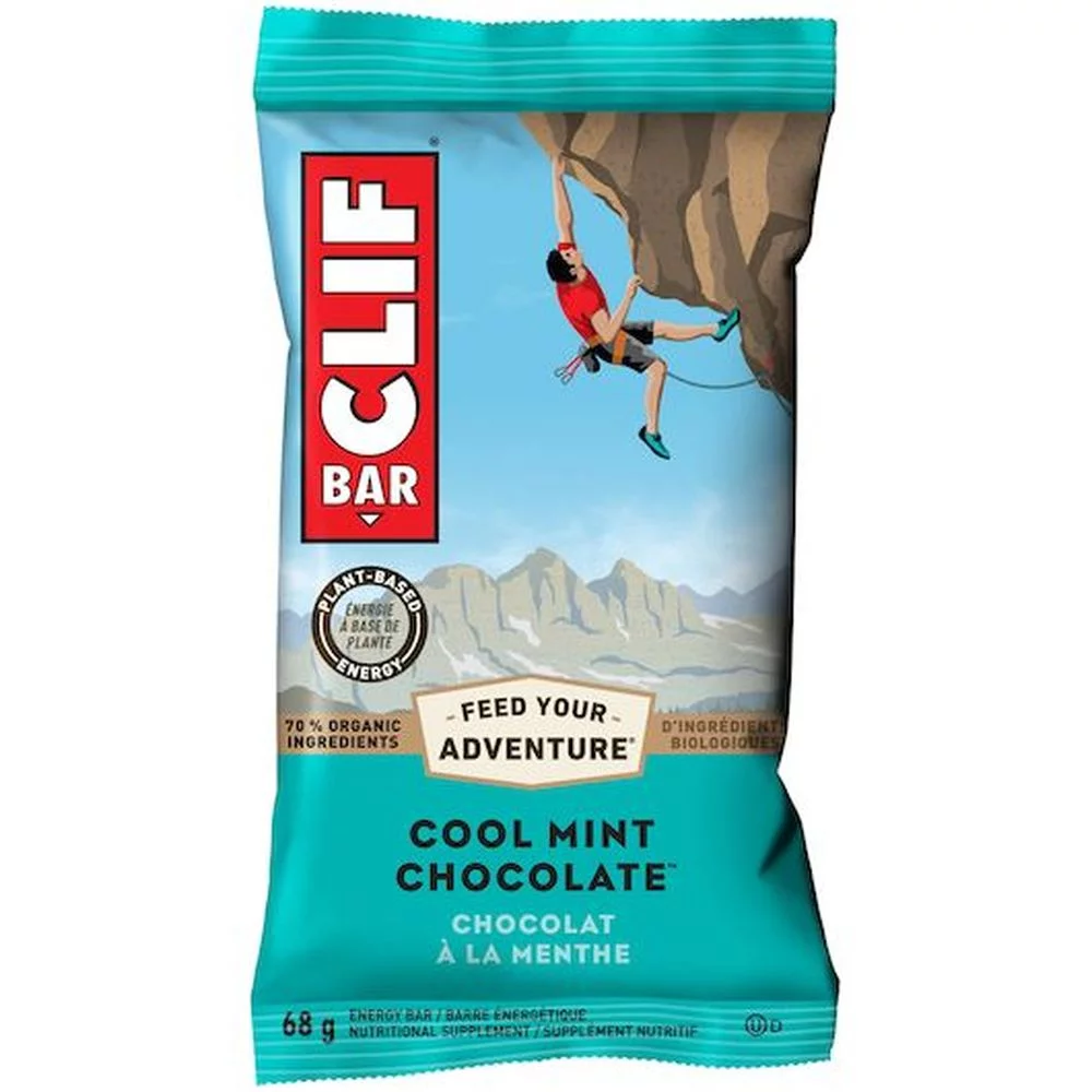 Clif Cool Mint Chocolate Snack Bar, 2.4 Ounce -- 192 per Case.