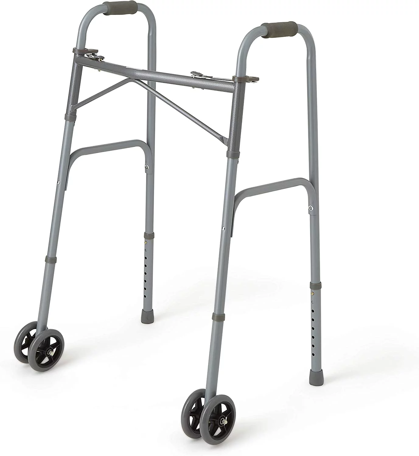 Heavy Duty Bariatric Extra Wide Folding Walker wtih 5