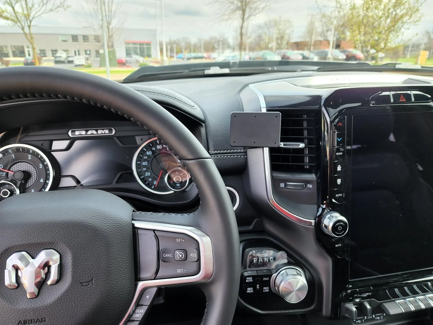 Scosche PC855417 ProClip Center Dash Mount Compatible with 2019-2023 Dodge Ram Trucks (Mounting Base Only)