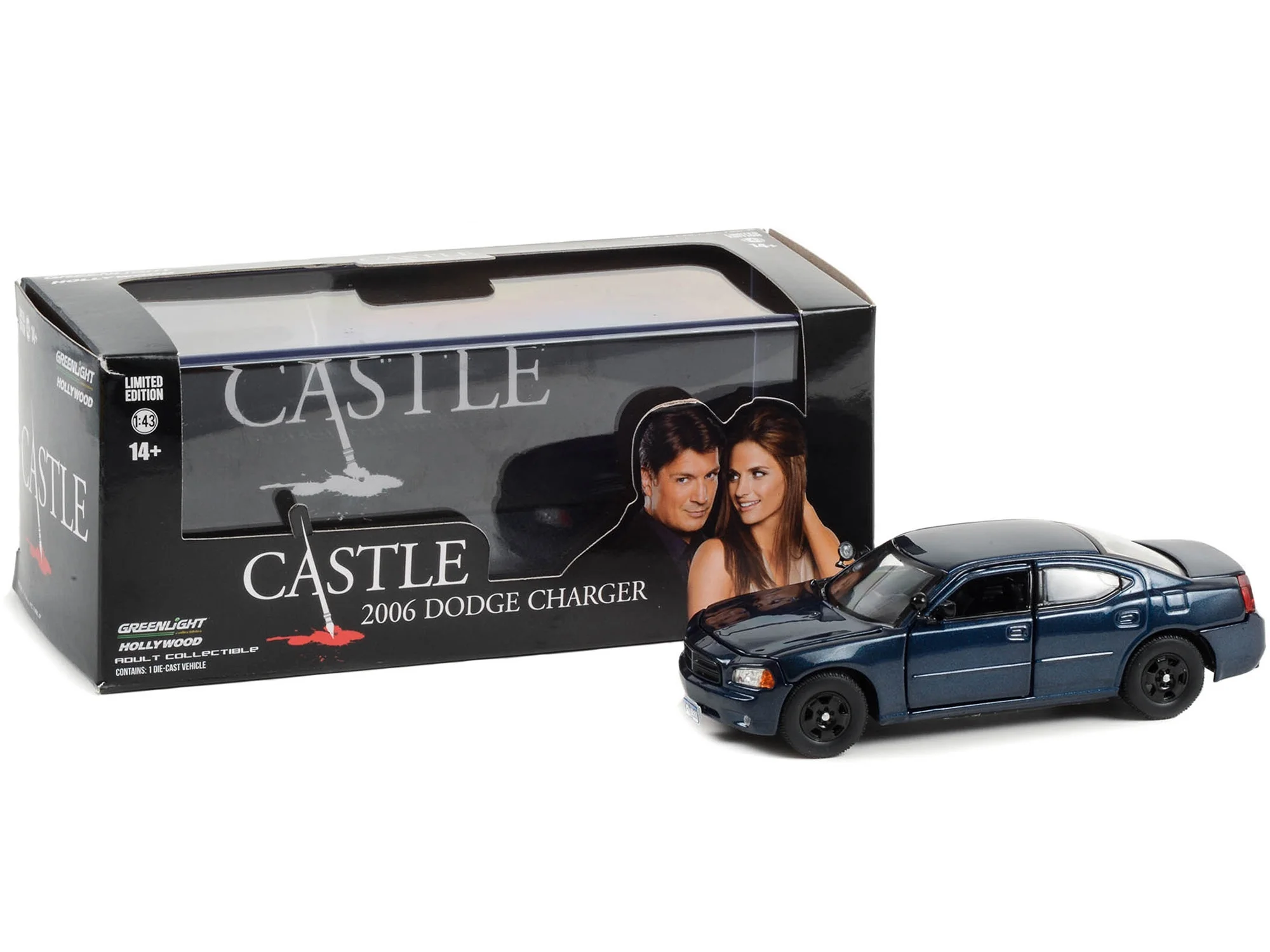 Diecast 2006 Dodge Charger Police Midnight Blue Pearlcoat 