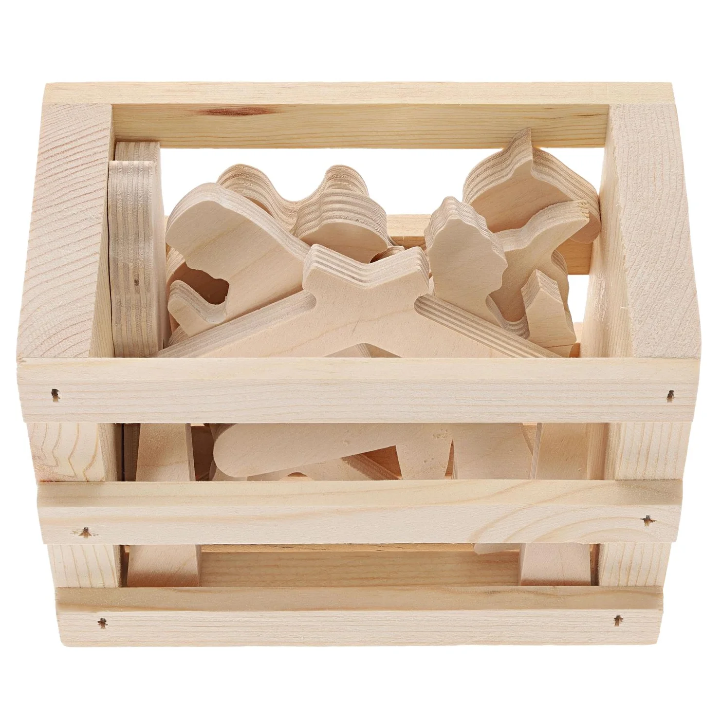Good Wood Crate Set Nativity Scene 8pc