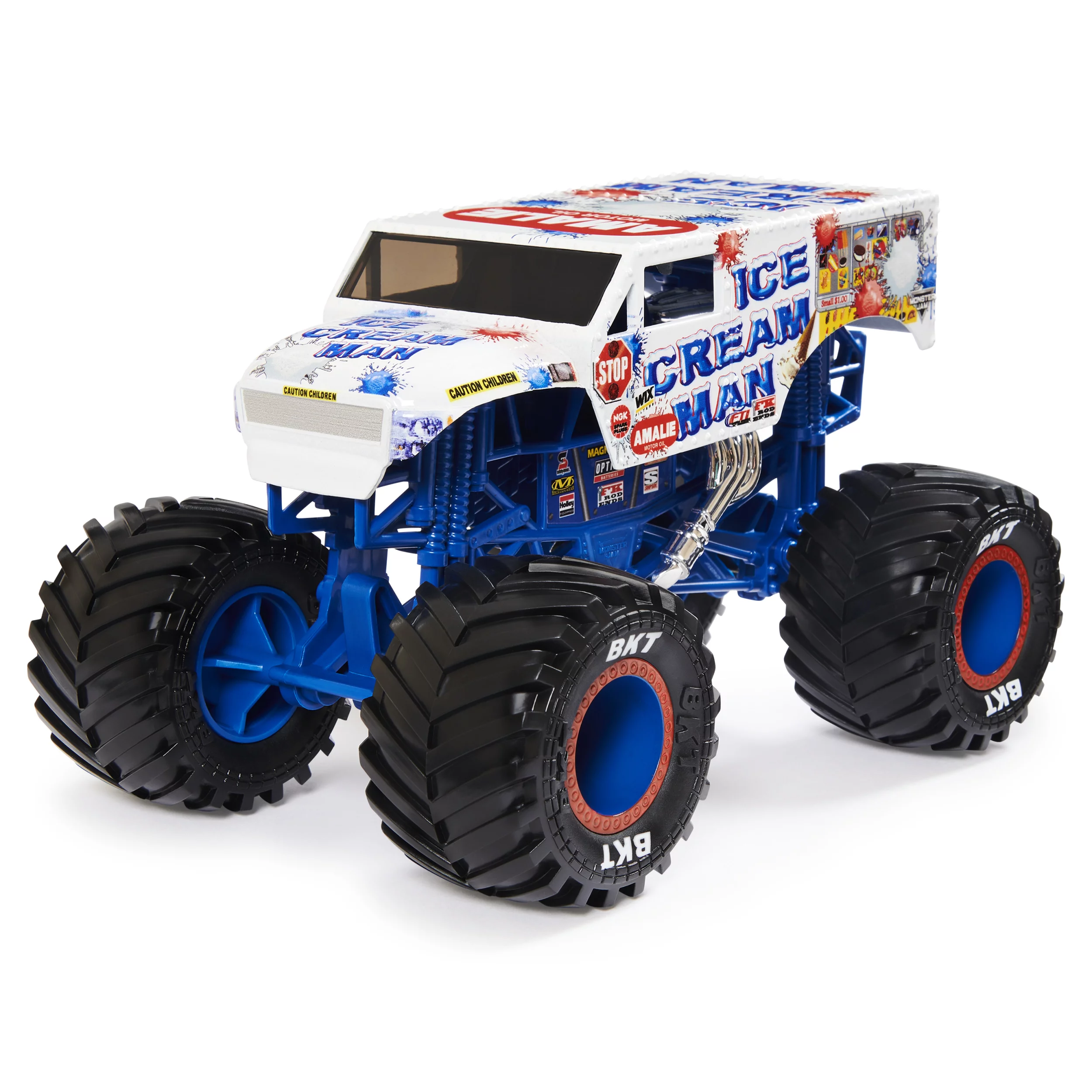 Monster Jam, Official Ice Cream Man Monster Truck, Die-Cast Vehicle, 1:24 Scale