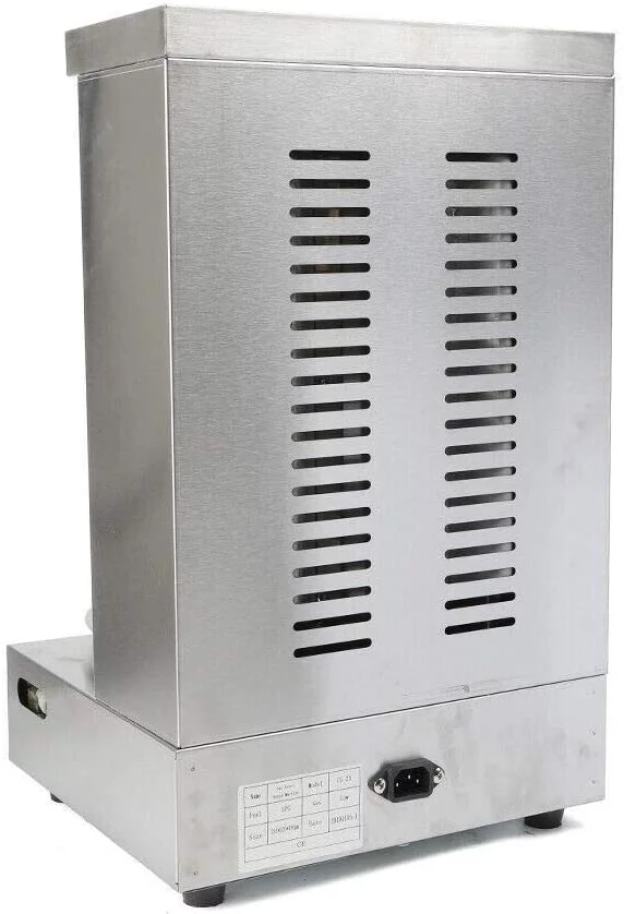 3KW Gas Vertical Broiler Shawarma Machine Spinning Doner Kebab Barbecue Machine