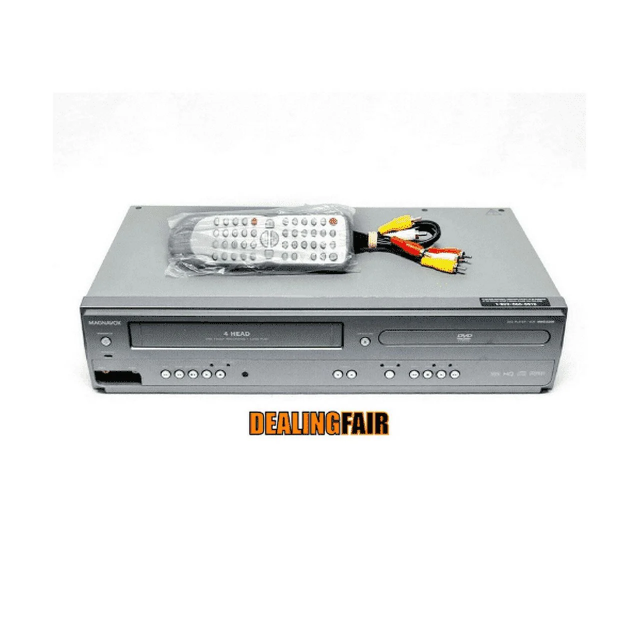 Pre-Owned Magnavox MWD2206 DVD VCR VHS Combo Player - w/ Original Remote, Manual, A/V Cables & HDMI Converter (Good)