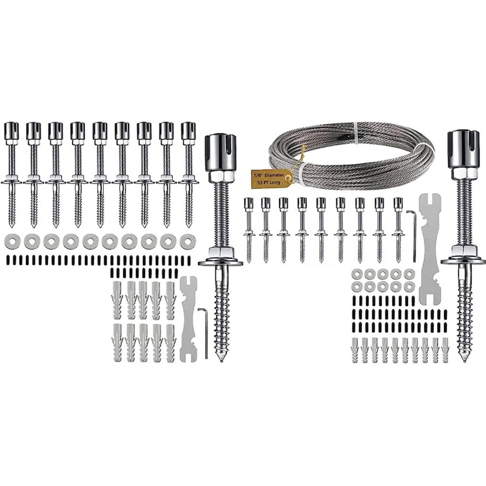 Wire Trellis Kit Wall Trellis Set Rustproof Climbing Plant Trellis Cross Head