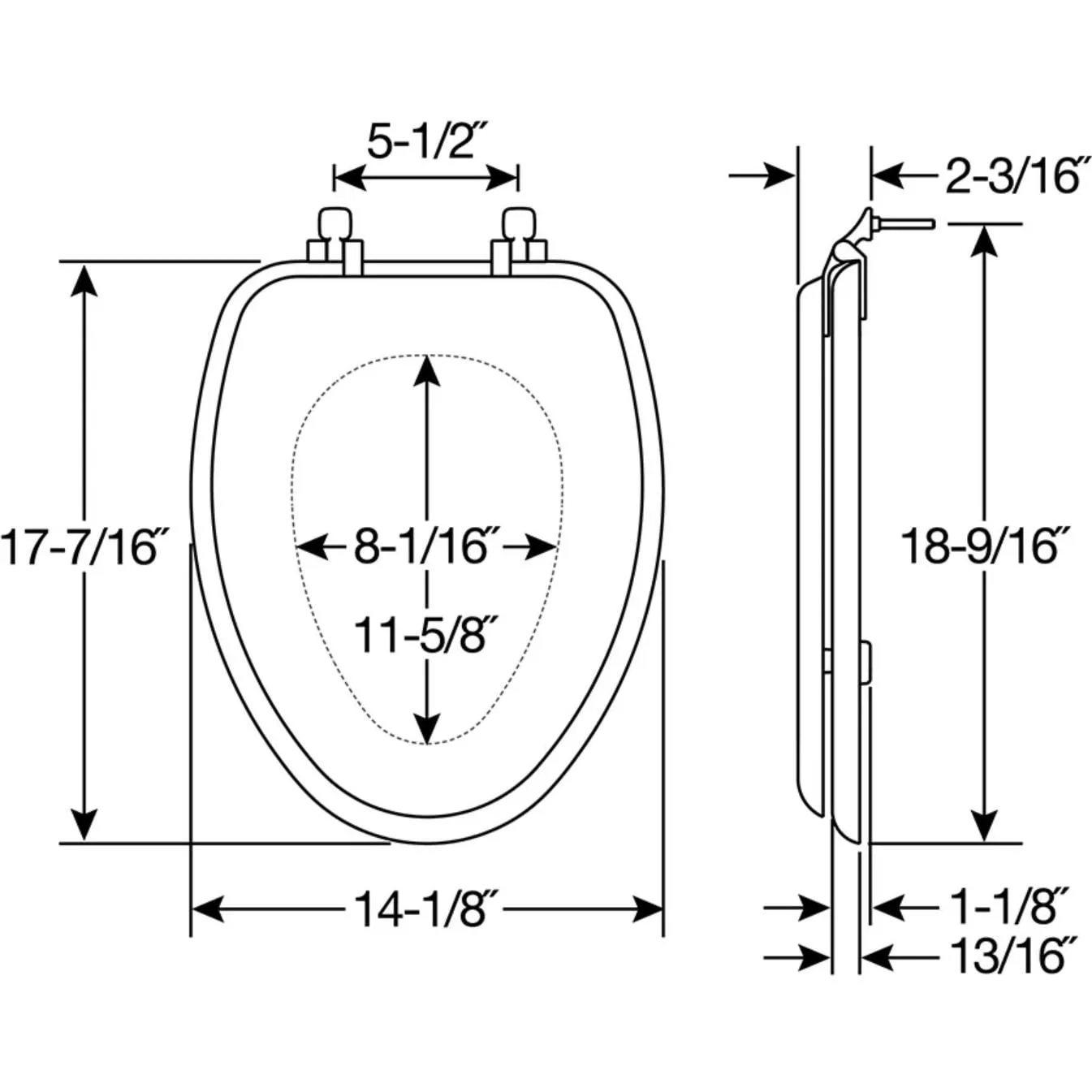House & Homebody Co. Oak Toilet Seat - Weathered Woodcraft Elongated