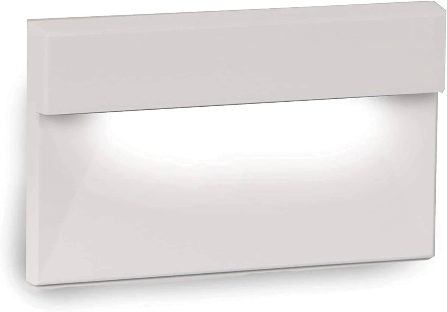 LEDme 120V LED Horizontal Ledge Indoor and Outdoor Step and Wall Light Amber 1800K LED