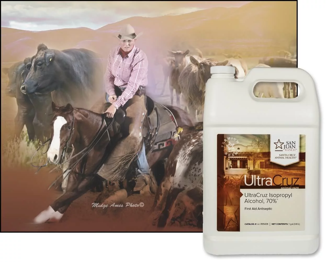 UltraCruz Isopropyl Alcohol, 70%, 4 x 1 Gallon
