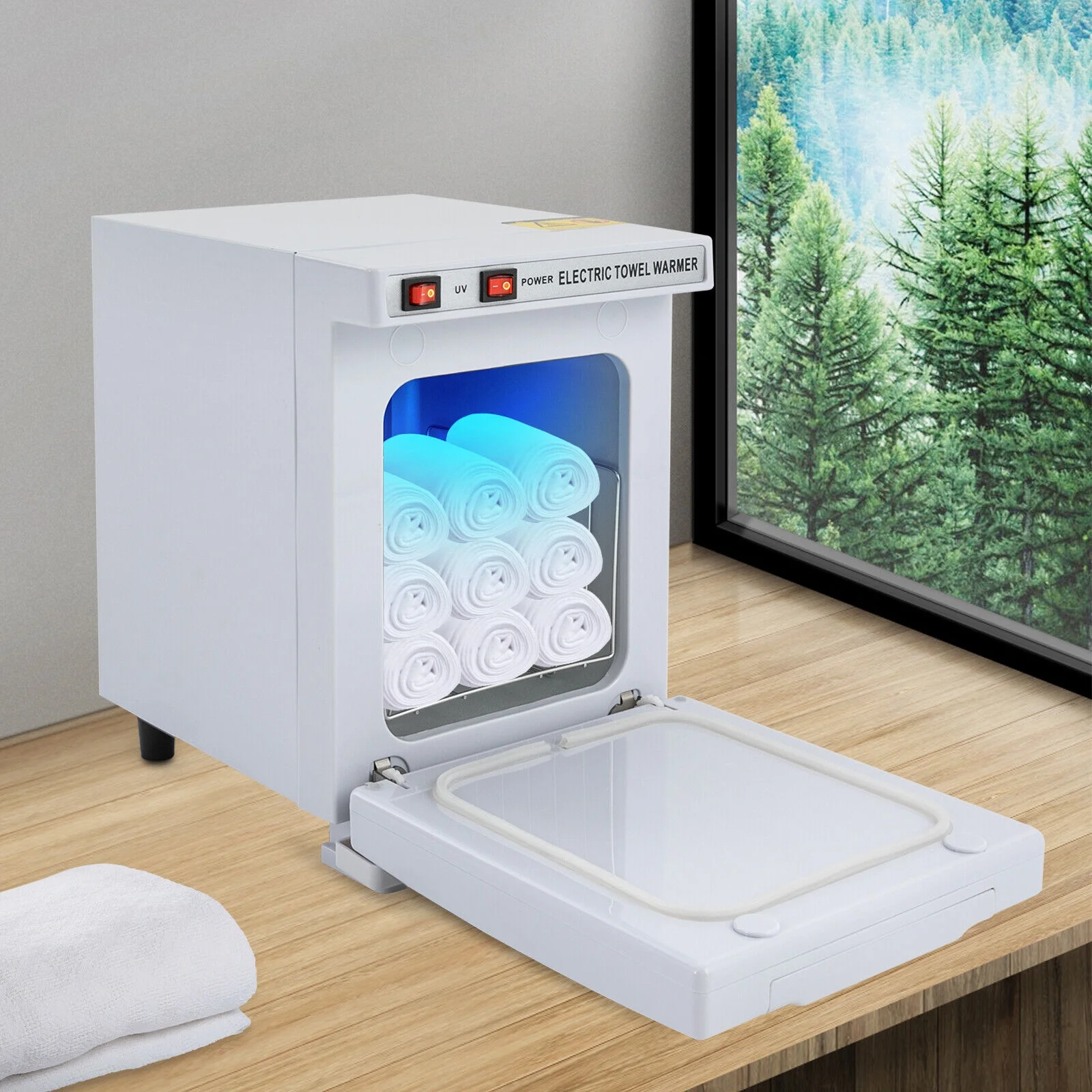 2 in 1 Hot Towel Warmer UV Sterilizer Cabinet Salon Spa Beauty Facial Skin Care