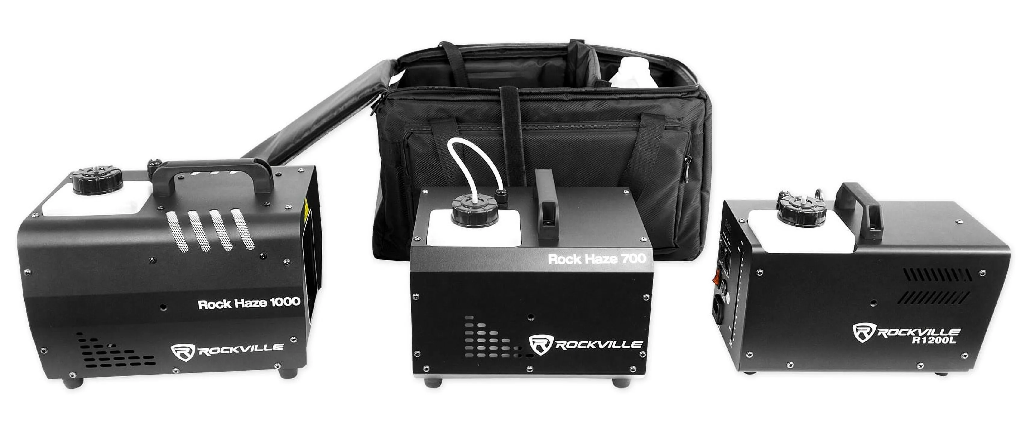 10) American DJ MOD STQ Compact DMX Par Lights w/Remote+Facade+Hazer+Fogger+Bags