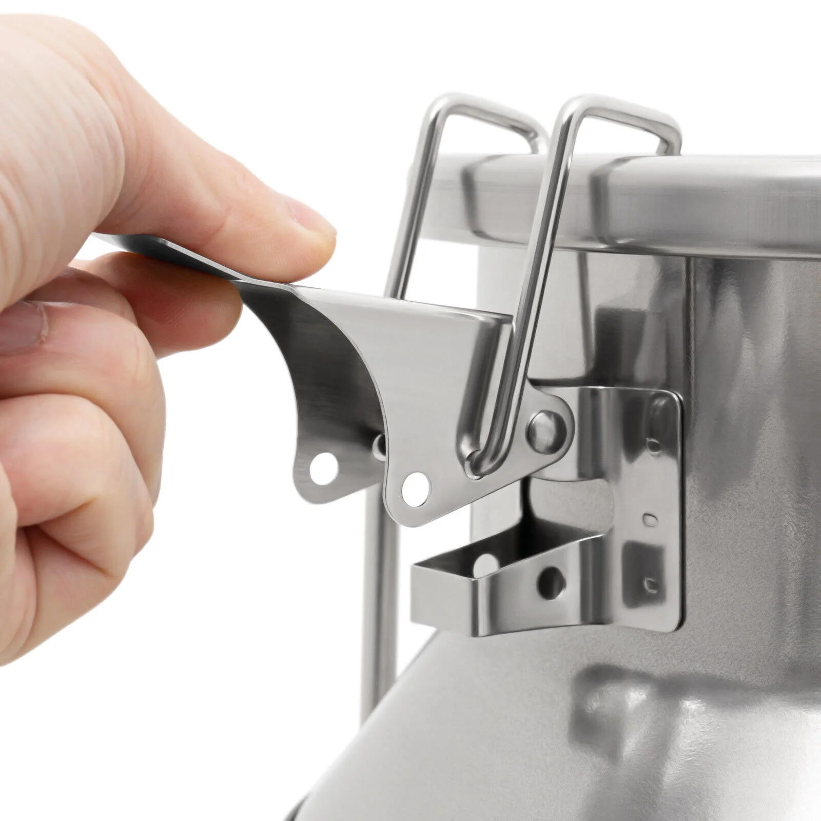 Miumaeov 10L/2.64 Gallon Stainless Steel Milk CanWine Pail Bucket Tote Jug Bottle with Sealed Lid Heavy Duty Milk Jug