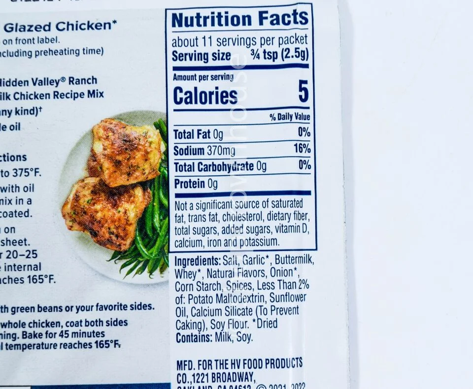 6 Hidden Valley Ranch Night BUTTERMILK CHICKEN Seasoning Mix 1 ounce 01/04/2024