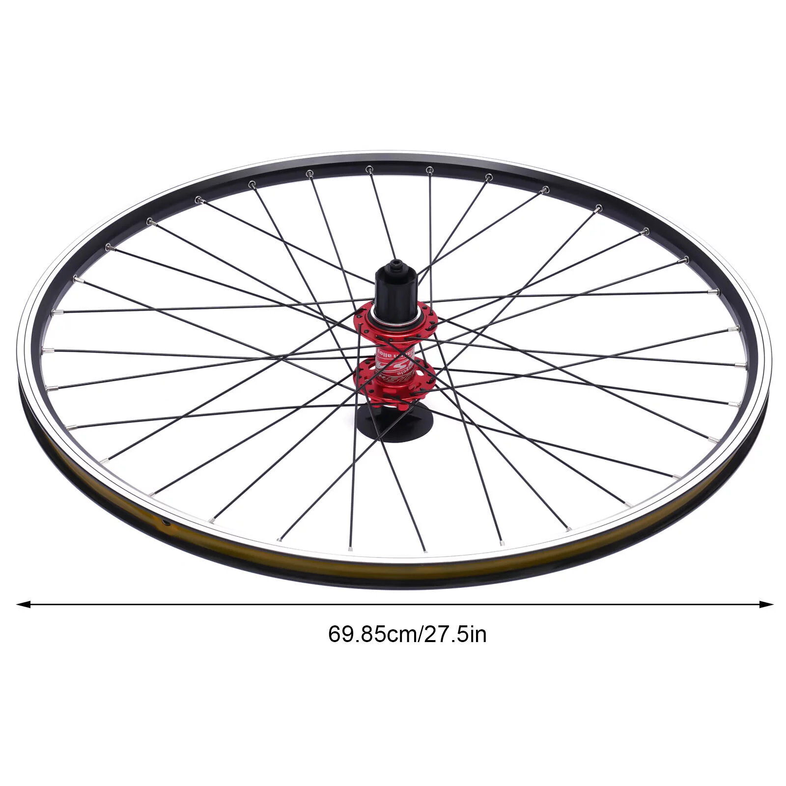 ZhdnBhnos 27.5'' Mountain Bike Wheelset Quick Release Front Rear Wheels Set MTB Bicycle Wheelset Aluminum Alloy Rim Disc Brake