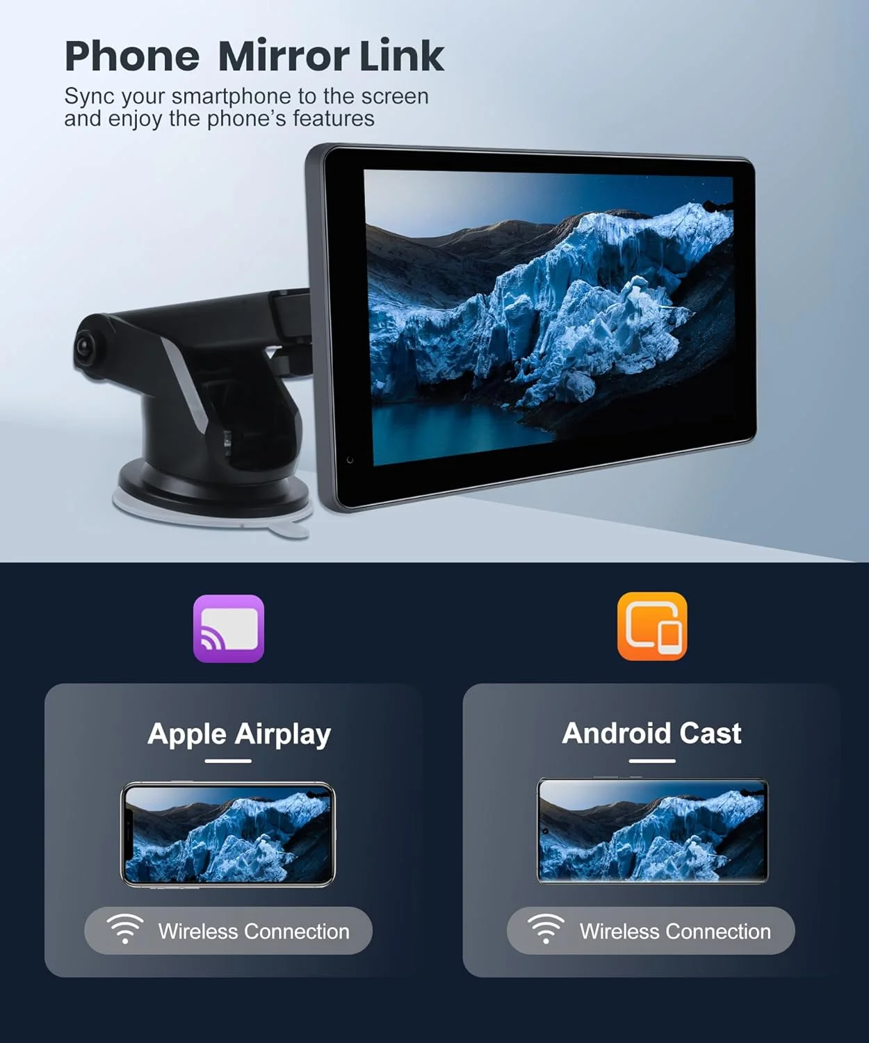 Portable CarPlay Radio with 7