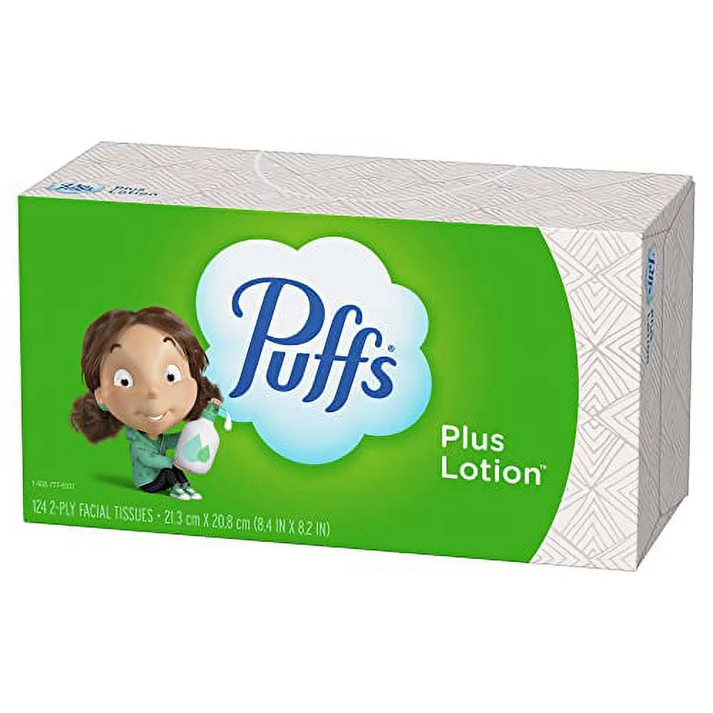 Plus Lotion Facial Tissues (Pack of 8)