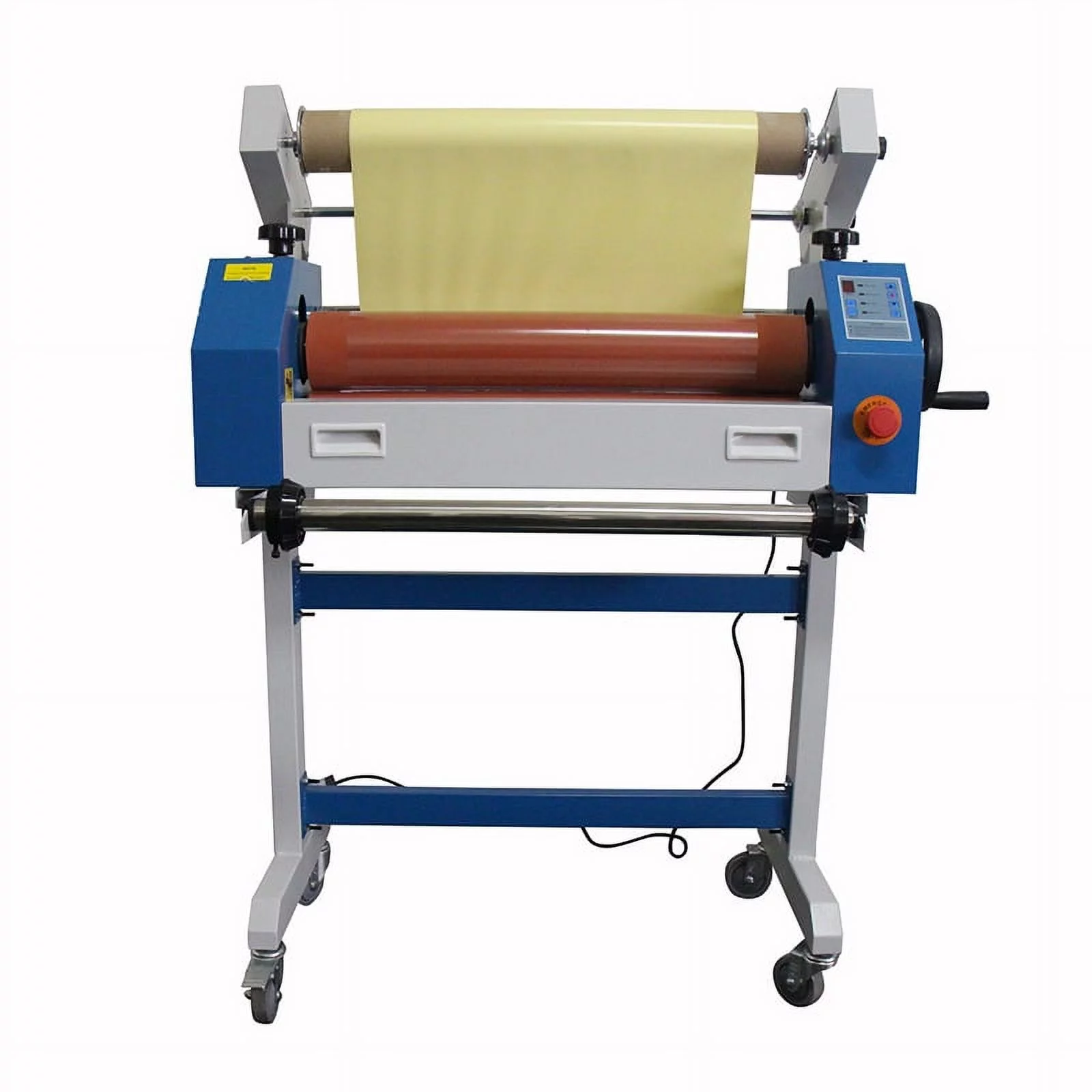 PreAsion 25In Semi Auto Cold Laminator Automatic/Manual Laminator Machine 110V