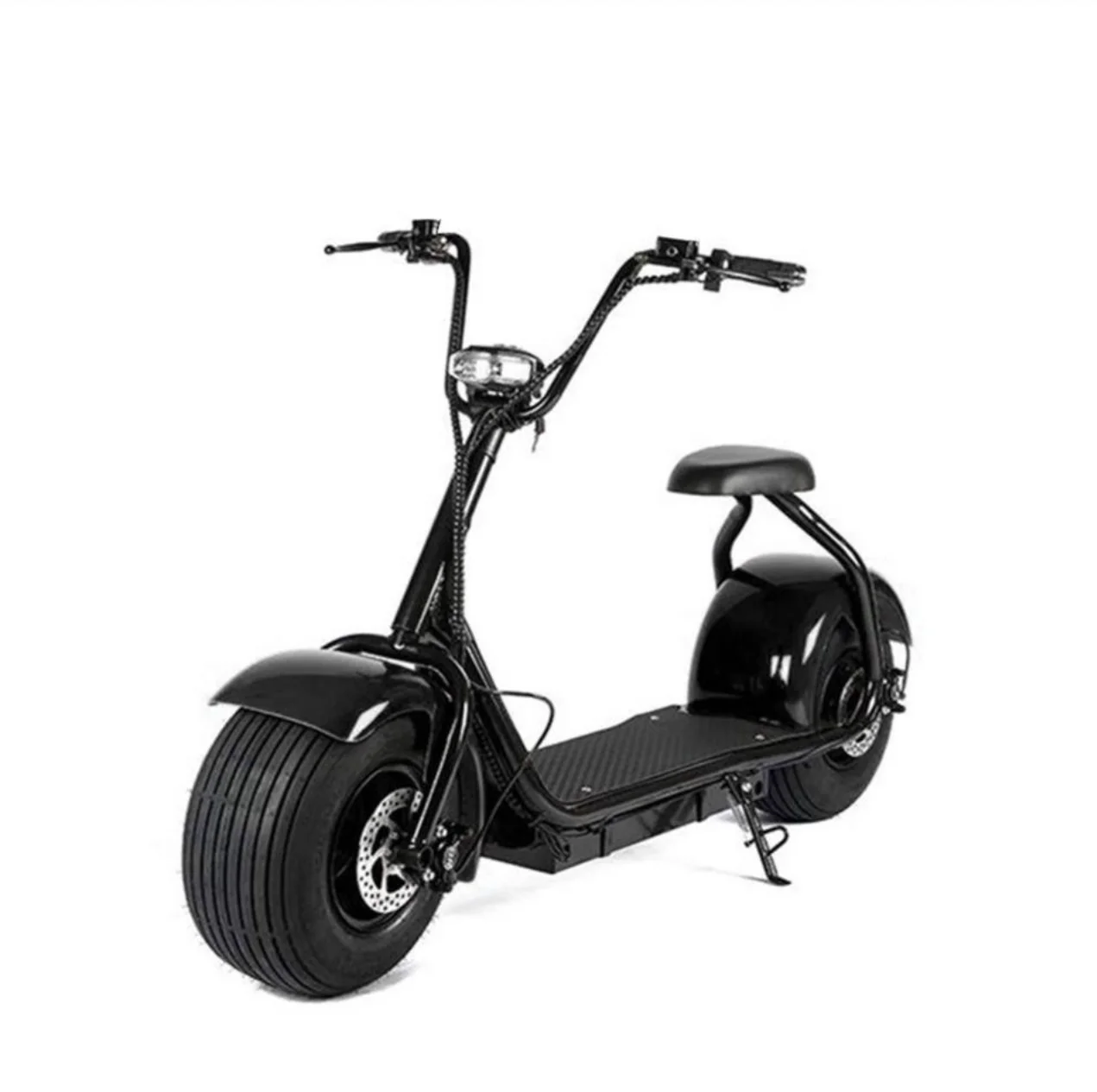 eStar Rides Electric Scooter With Seat 1000Watts City Coco Scooter With LCD Display And 18*9.5 Inch Tires, 31MPH E Scooter With 60Volts 12Ah Super Battery 60Volts 12Ah | Black