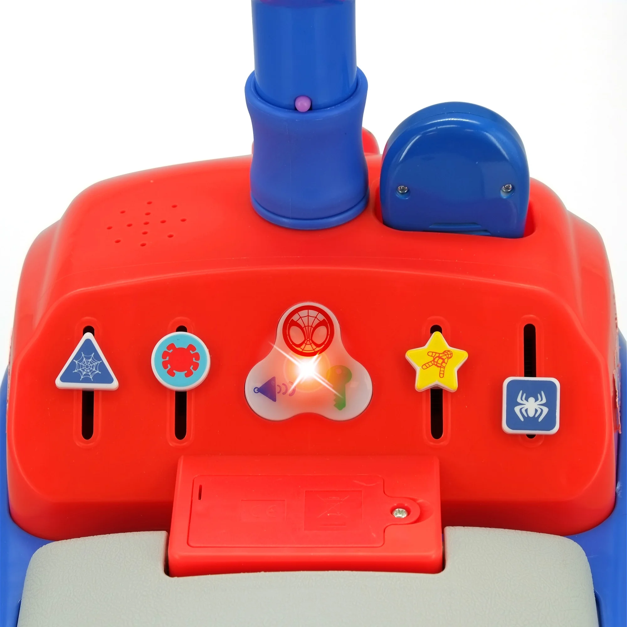 Spidey Foldable Handle Ride-on W/ Interactive Dashboard & Sounds