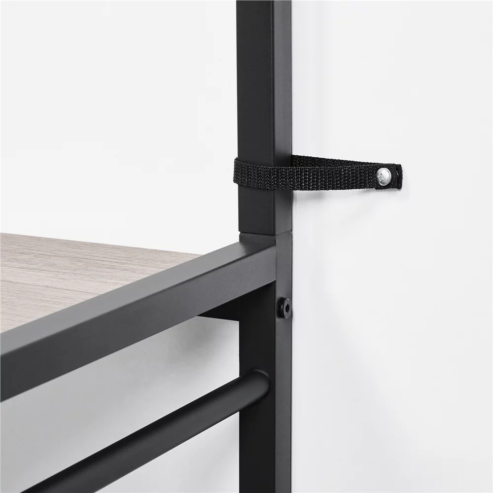 Yaheetech 64'' H 4-tier Kitchen Baker's Rack with Power Outlet,Gray