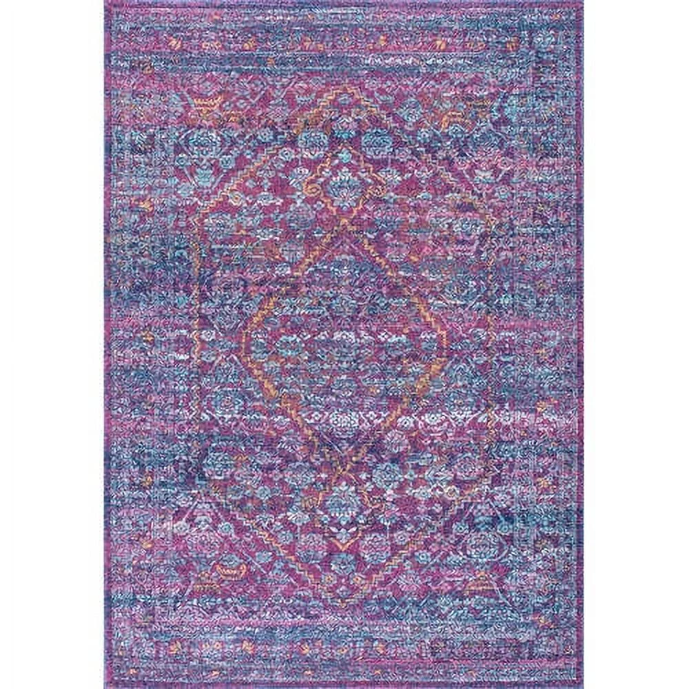 nuLOOM Machine-Made Vintage Medallion Rima Area Rug or Runner